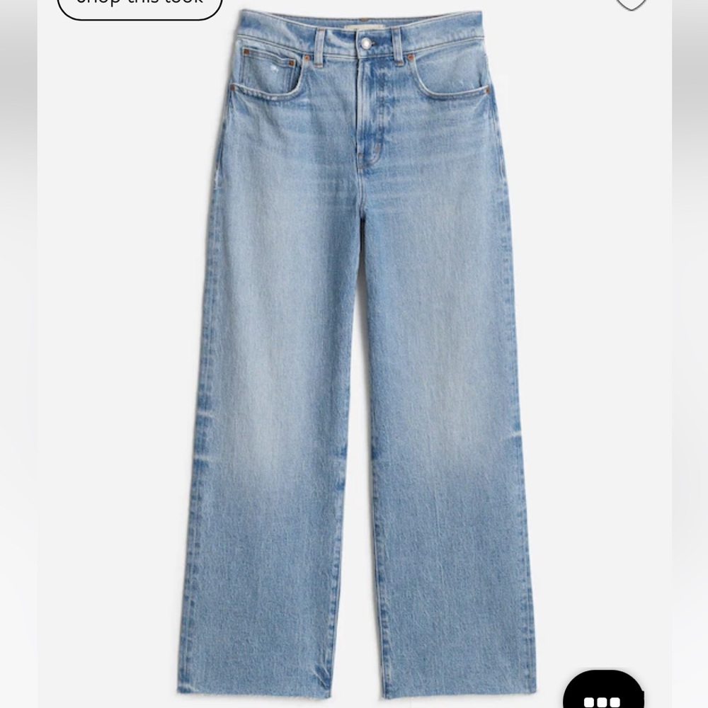 Madewell | The Perfect Vintage Wide-Leg Crop Jean | 31